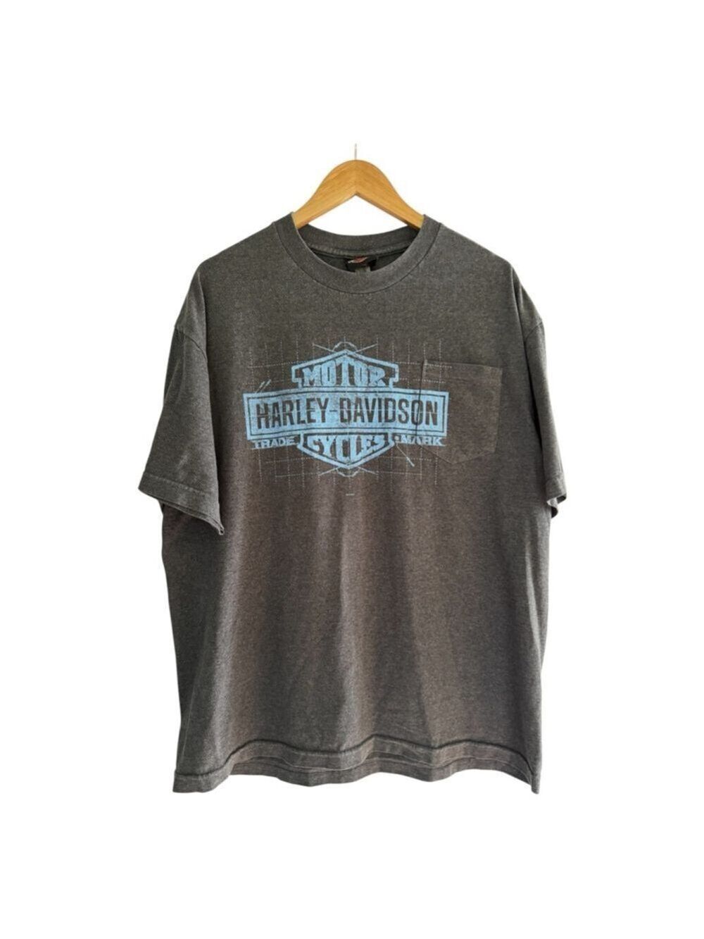 Harley Davidson Graphic Tee Texas Bedford Pocket T Shirt XL